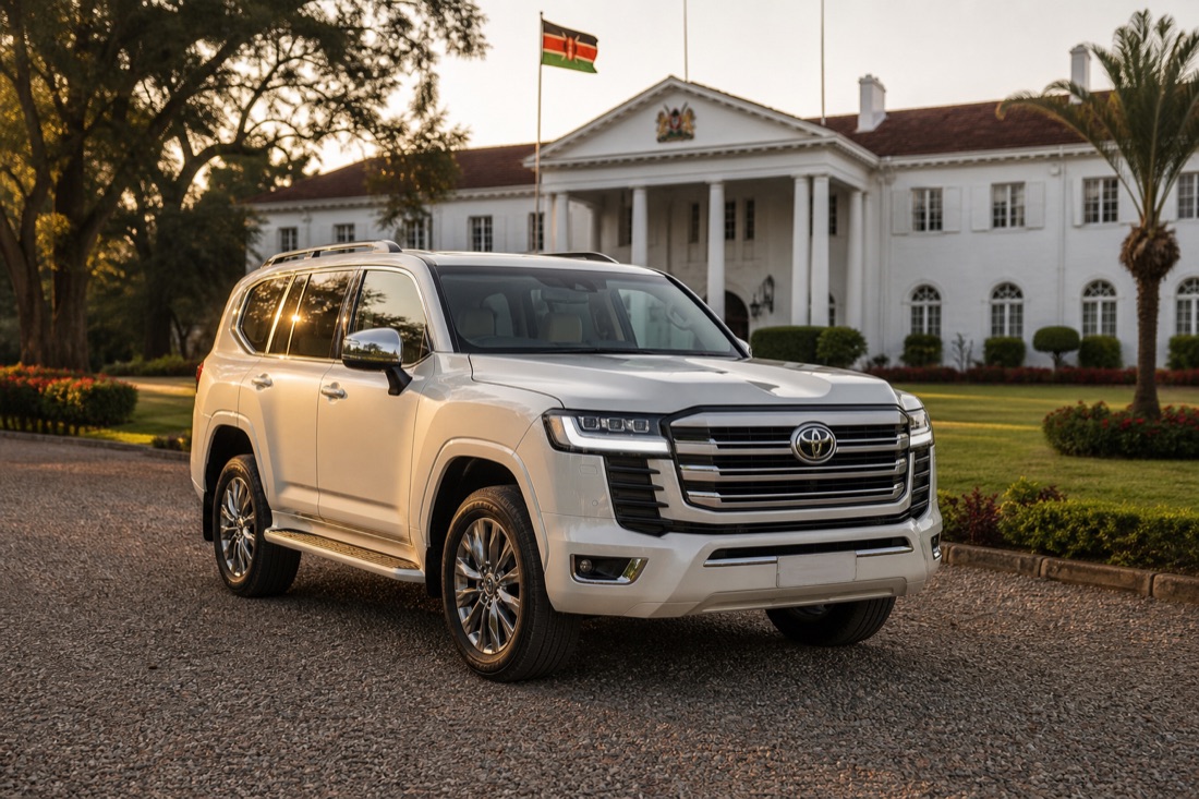 Toyota Land Cruiser 300 at Kenya State House