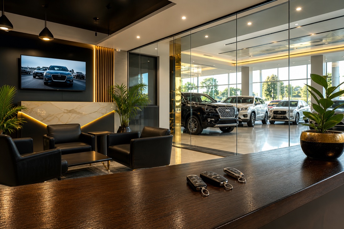 PRIME WHEELS AFRICA car hire office and showroom